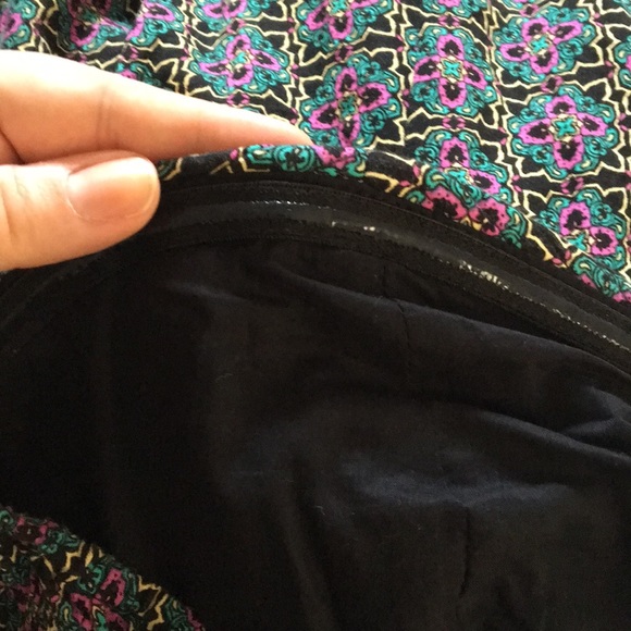 Cute patterned strapless dress - Picture 6 of 6